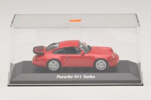 Porsche 911 964 Turbo Roșu Maxichamps 1:43 940069102 Metal - imaginea 4 din 5