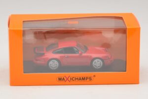 Porsche 911 964 Turbo Roșu Maxichamps 1:43 940069102 Metal - imaginea 5 din 5