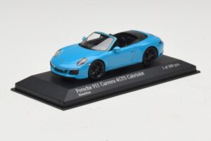 Porsche 911 991.1 Carrera 4 GTS Cabriolet Albastru Minichamps 1:43 410067332 Metal - imaginea 2 din 5