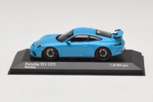 Porsche 911 991.1 GT3 Albastru Minichamps 1:43 410066022 Metal