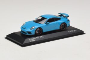 Porsche 911 991.1 GT3 Albastru Minichamps 1:43 410066022 Metal - imaginea 2 din 5