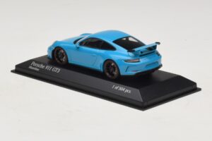 Porsche 911 991.1 GT3 Albastru Minichamps 1:43 410066022 Metal - imaginea 3 din 5