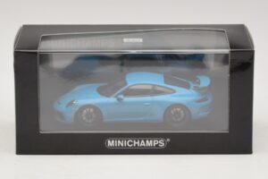 Porsche 911 991.1 GT3 Albastru Minichamps 1:43 410066022 Metal - imaginea 5 din 5