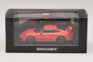 Porsche 911 991.1 GT3 Portocaliu Minichamps 1:43 410066024 Metal - imaginea 5 din 5