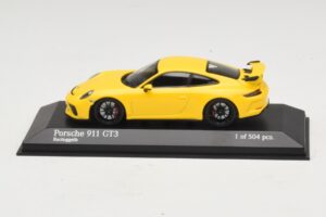 Porsche 911 991.1 GT3 Galben Minichamps 1:43 410066020 Metal
