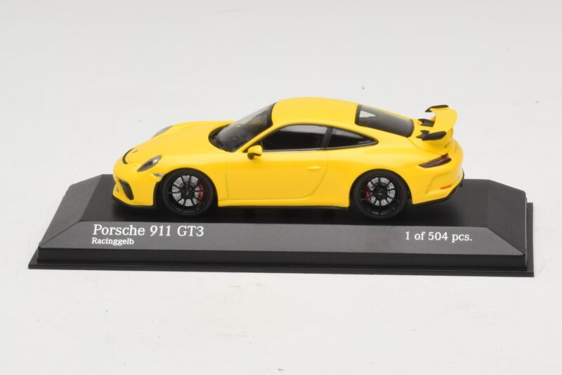 Porsche 911 991.1 GT3 Galben Minichamps 1:43 410066020 Metal