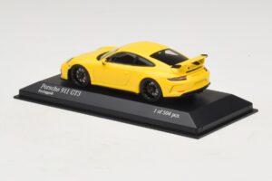 Porsche 911 991.1 GT3 Galben Minichamps 1:43 410066020 Metal - imaginea 3 din 5
