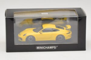 Porsche 911 991.1 GT3 Galben Minichamps 1:43 410066020 Metal - imaginea 5 din 5