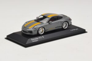 Porsche 911 991.1 R Gri Minichamps 1:43 410066232 Metal - imaginea 2 din 5
