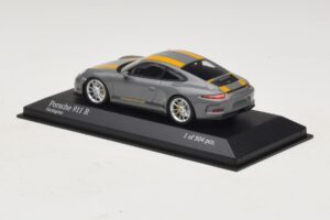 Porsche 911 991.1 R Gri Minichamps 1:43 410066232 Metal - imaginea 3 din 5