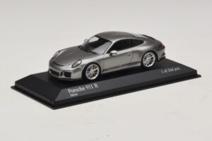 Porsche 911 991.1 R Argintiu Minichamps 1:43 410066224 Metal - imaginea 2 din 5