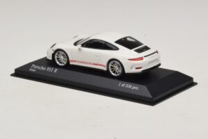 Porsche 911 991.1 R Alb Minichamps 1:43 410066221 Metal - imaginea 3 din 5
