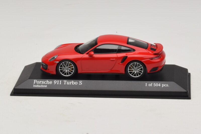 Porsche 911 991.1 Turbo S Roșu Minichamps 1:43 410067170 Metal