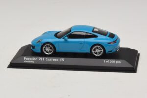 Porsche 911 991.2 Carrera 4S Albastru Minichamps 1:43 410067242 Metal