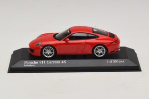 Porsche 911 991.2 Carrera 4S Roșu Minichamps 1:43 410067240 Metal