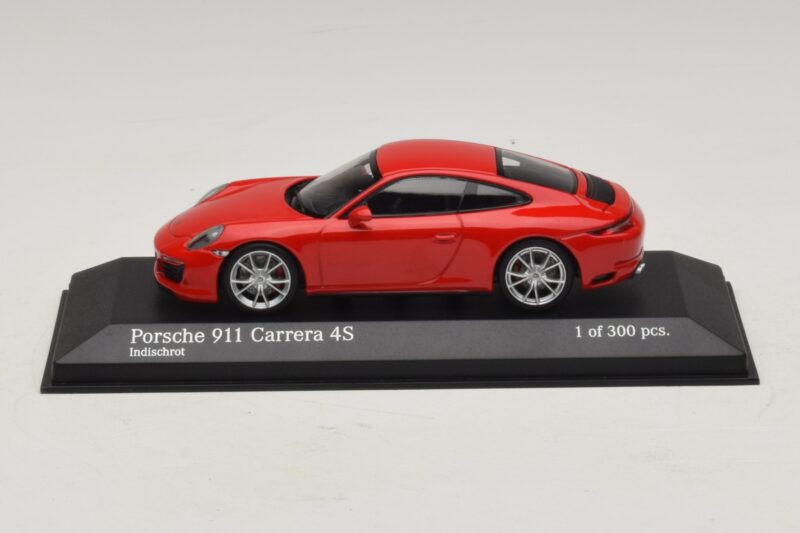 Porsche 911 991.2 Carrera 4S Roșu Minichamps 1:43 410067240 Metal