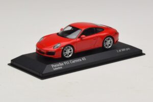 Porsche 911 991.2 Carrera 4S Roșu Minichamps 1:43 410067240 Metal - imaginea 2 din 5