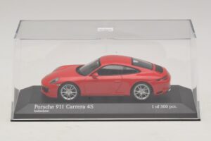 Porsche 911 991.2 Carrera 4S Roșu Minichamps 1:43 410067240 Metal - imaginea 4 din 5