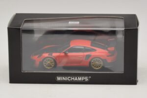Porsche 911 991.2 GT2 RS Portocaliu Minichamps 1:43 410067229 Metal - imaginea 5 din 5