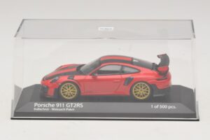 Porsche 911 991.2 GT2 RS Weissach Package Roșu Minichamps 1:43 410067221 Metal - imaginea 4 din 5