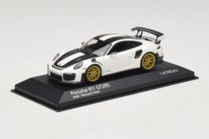 Porsche 911 991.2 GT2 RS Weissach Package Alb Minichamps 1:43 410067222 Metal - imaginea 2 din 5