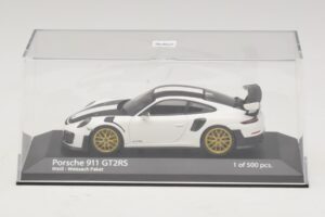 Porsche 911 991.2 GT2 RS Weissach Package Alb Minichamps 1:43 410067222 Metal - imaginea 4 din 5