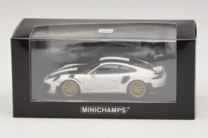 Porsche 911 991.2 GT2 RS Weissach Package Alb Minichamps 1:43 410067222 Metal - imaginea 5 din 5