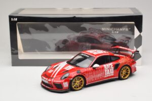 Porsche 911 991.2 GT3 RS GerSpeed Race Taxi Minichamps 1:18 155068227 Metal - imaginea 6 din 6
