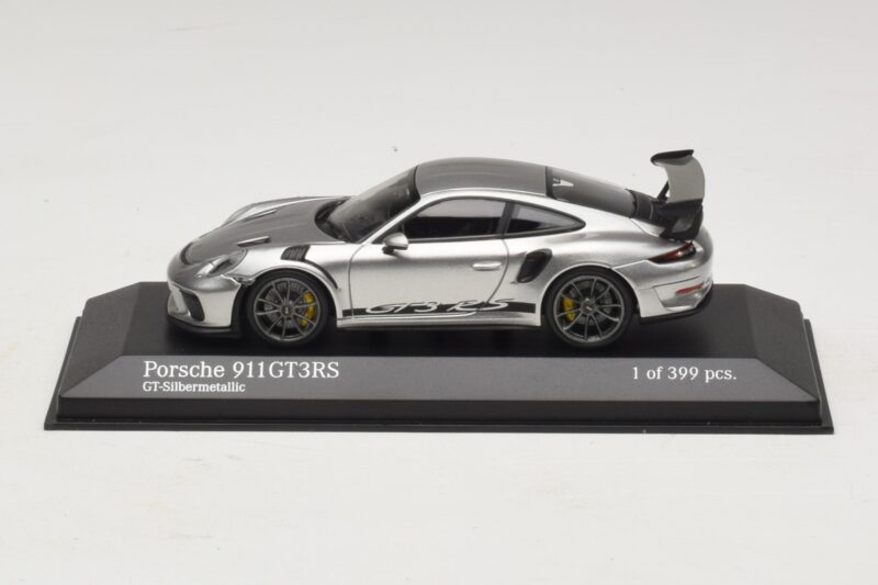 Porsche 911 991.2 GT3 RS Argintiu Minichamps 1:43 Porsche 911 991.2 GT3 RS Argintiu Minichamps 1:43 410067020 Metal