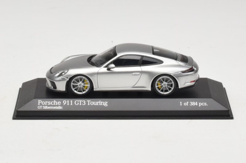 Porsche 911 991.2 GT3 Touring Argintiu Minichamps 1:43 410067422 Metal