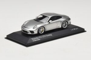 Porsche 911 991.2 GT3 Touring Argintiu Minichamps 1:43 410067422 Metal - imaginea 2 din 5
