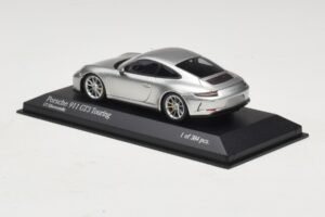 Porsche 911 991.2 GT3 Touring Argintiu Minichamps 1:43 410067422 Metal - imaginea 3 din 5