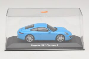 Porsche 911 991 Carrera S Albastru Maxichamps 1:43 940060220 Metal - imaginea 4 din 5