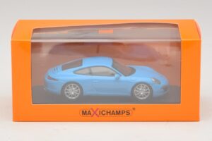 Porsche 911 991 Carrera S Albastru Maxichamps 1:43 940060220 Metal - imaginea 5 din 5