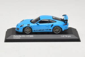 Porsche 911 991 GT3 RS Albastru Minichamps 1:43 410063222 Metal