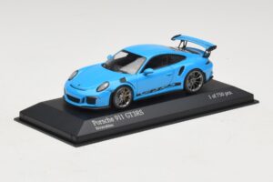 Porsche 911 991 GT3 RS Albastru Minichamps 1:43 410063222 Metal - imaginea 2 din 5