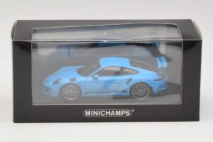Porsche 911 991 GT3 RS Albastru Minichamps 1:43 410063222 Metal - imaginea 5 din 5