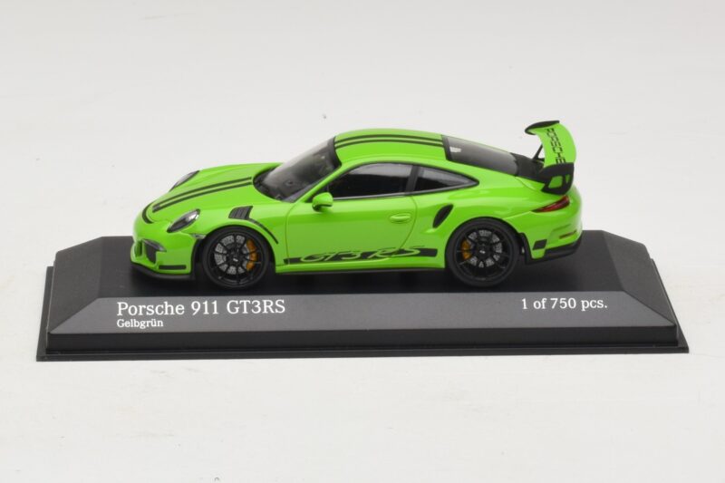 Porsche 911 991 GT3 RS Verde Minichamps 1:43 Porsche 911 991 GT3 RS Verde Minichamps 1:43 410063224 Metal