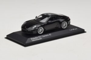 Porsche 911 992 Carrera 4S Negru Metalizat Minichamps 1:43 410069320 Metal - imaginea 2 din 5
