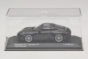 Porsche 911 992 Carrera 4S Negru Metalizat Minichamps 1:43 410069320 Metal - imaginea 4 din 5