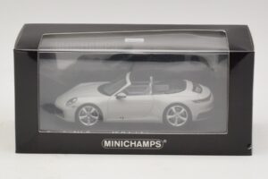 Porsche 911 992 Carrera 4S Cabriolet Gri Minichamps 1:43 410069331 Metal - imaginea 5 din 5