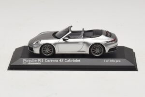 Porsche 911 992 Carrera 4S Cabriolet Argintiu Minichamps 1:43 410069330 Metal