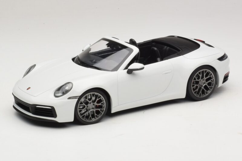 Porsche 911 992 Carrera 4S Cabriolet Alb Minichamps 1:18 155067330 Metal