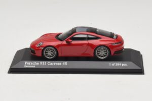 Porsche 911 992 Carrera 4S Roșu Minichamps 1:43 410069321 Metal