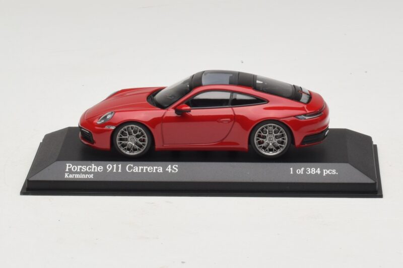 Porsche 911 992 Carrera 4S Roșu Minichamps 1:43 410069321 Metal