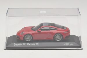 Porsche 911 992 Carrera 4S Roșu Minichamps 1:43 410069321 Metal - imaginea 4 din 5