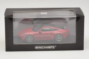 Porsche 911 992 Carrera 4S Roșu Minichamps 1:43 410069321 Metal - imaginea 5 din 5