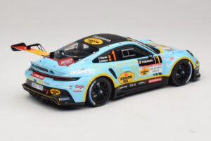 Porsche 911 992 Rally GT #1 C. Cherain / D. Withers Rallye de Wallonie 2025 IXO 1:18 18RMC254 Metal - imaginea 2 din 6