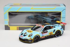 Porsche 911 992 Rally GT #1 C. Cherain / D. Withers Rallye de Wallonie 2025 IXO 1:18 18RMC254 Metal - imaginea 6 din 6