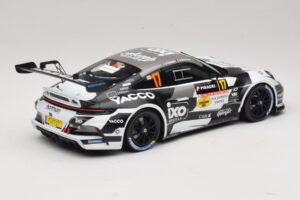 Porsche 911 992 Rally GT #17 C. De Cecco / J. Humblet Rallye de Wallonie 2025 IXO 1:18 18RMC255 Metal - imaginea 2 din 6